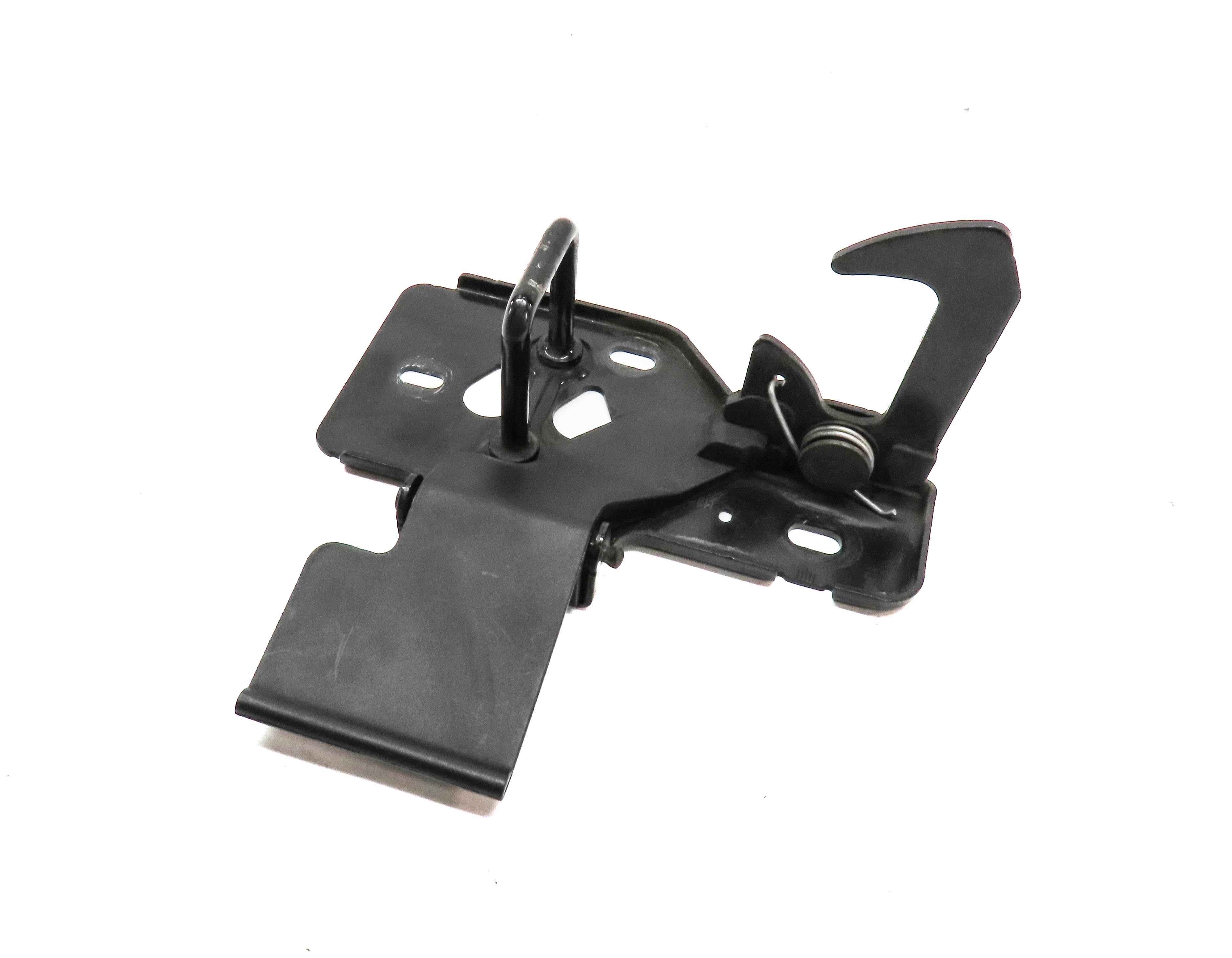 2011 PORSCHE CAYENNE S HYBRID (958) FRONT HOOD SAFETY CATCH HOOK & RELEASE LEVER — exact item pictured